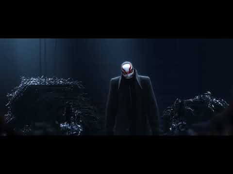 Trailer shot of the assembled team in upgraded suits striking a heroic pose