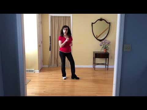 Christmas Rock - 2 Versions - L2 & L1 Line Dance Lesson & Dance Alongs - Music @ 9:12 & 11:56