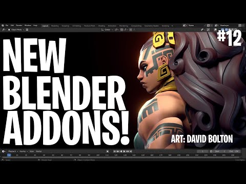 Brand New Blender Addons You Probably Missed #12.