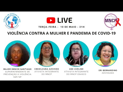 Live às Terças: Violência contra a mulher e pandemia de COVID-19