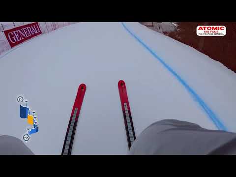 Kitzbuhel downhill - The Streif - camera racer Joachim Puchner, Jan 22, 2025 #weareskiing