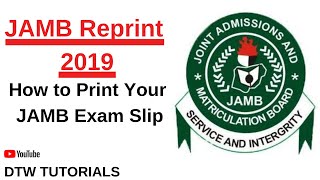 JAMB Reprint  How to Print Your JAMB Exam Slip