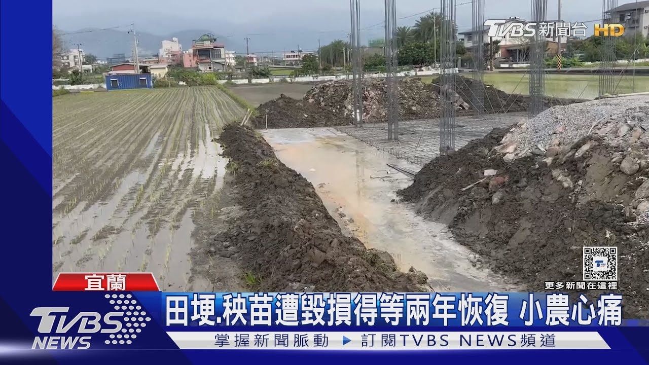 心血遭毀！隔壁蓋房波及農田　小農氣炸