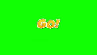 [1080P 60FPS] Mario Kart 8 Deluxe Race Countdown Effect Green Screen Chroma Key / Transparent Video