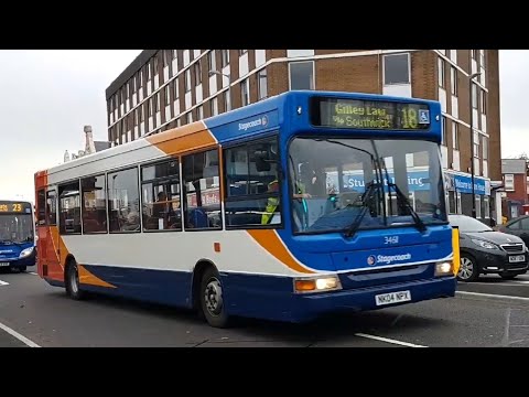 Journey on Route 18A | NK04NPX/34611 - Stagecoach North East: Dennis Dart SLF/Transbus Pointer 2