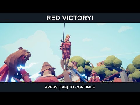 TABS | Royal Squad! 3 Harvester 2 Jarl and King VS All 5 Units!