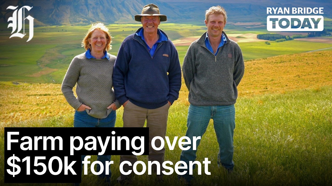 Why is an environment award winning farm paying $150k-plus for consent? | Ryan Bridge TODAY