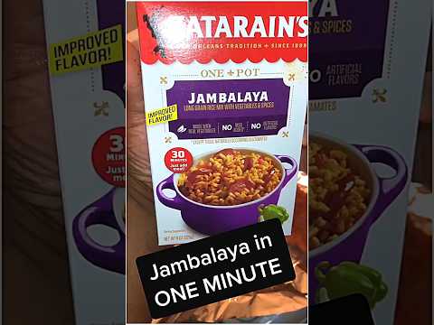 Zatarain’s Jambalaya in One Minute