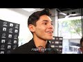 RYAN GARCIA GIVES RESPECT TO CONOR MCGREGOR "LOOK WHAT HE DID IN BOXING!" TALKS FIGHT WITH FLOYD