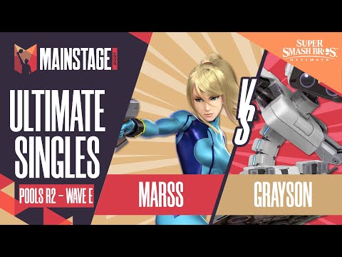 Marss vs Grayson - SSBU Singles: Pools R2 Wave E - Mainstage 2021 | ZSS vs R.O.B