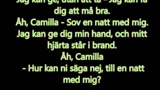 Camilla - Basshunter Lyrics