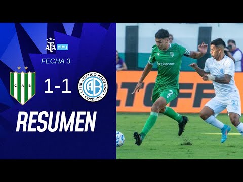 Banfield 1 vs. 1 Belgrano  | #TorneoApertura2025 | Resumen | Fecha 4