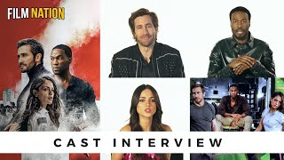 Ambulance (2022) | Cast Interview [ Jake Gyllenhaal, Eiza Gonzalez, Yahya Abdul-Mateen II ]