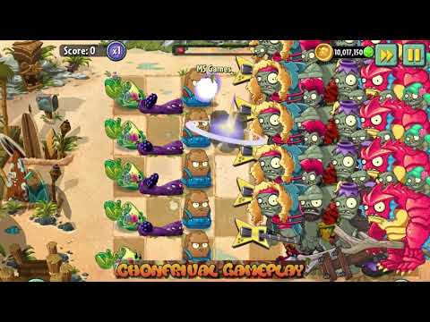 PVZ 2 | 4 Super Team Plants Vs Team Zombies Part 30   2 | ChonFrival