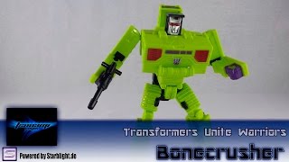 Transformers Unite Warriors-04 Constructicon Bonecrusher Review Deutsch/German