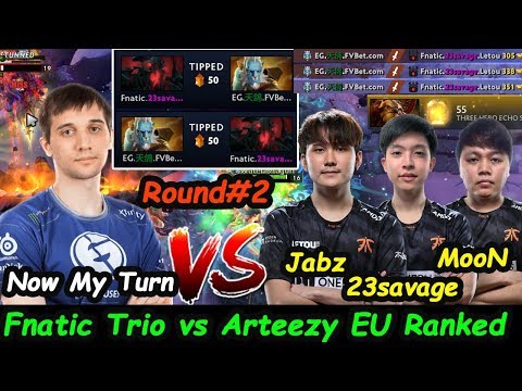 EG Arteezy [Phantom Lancer] vs Fnatic.23savage [Shadow Fiend] Round2 Time To Revenge Dota 2 Gameplay