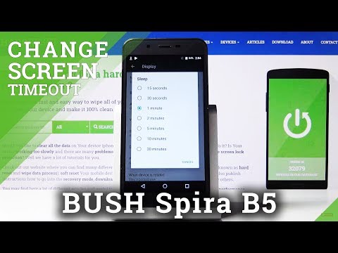 How to Set Screen Timeout on BUSH Spira B5 – Customize your Phone.
