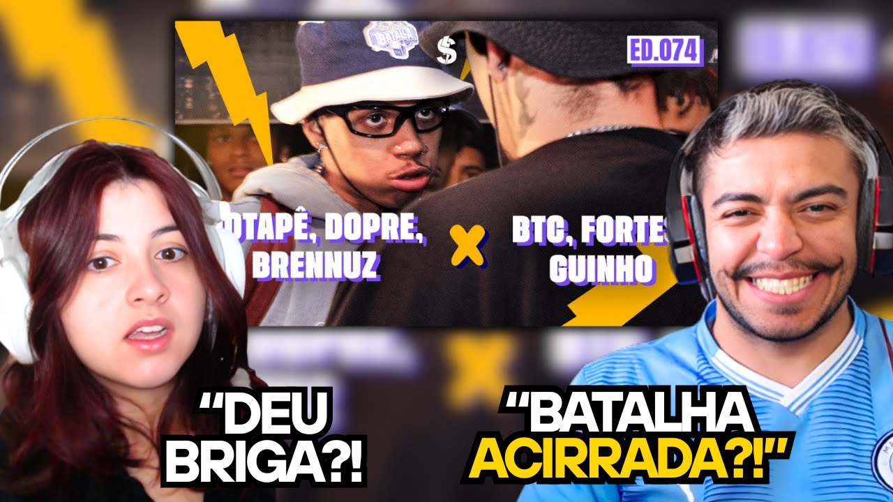 (MELHOR DO ANO!!!🔥) JOTAPÊ, DOPRE e BRENNUZ x BTC, FORTES e GUINHO | SEGUNDA FASE | REACT