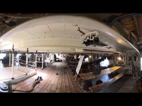 Outside inside Tour of HMS Warrior 2025