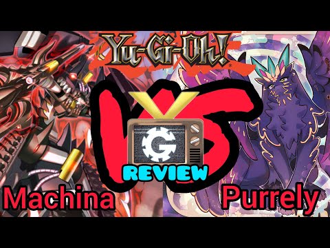 Yu-Gi-Oh! TCG Pure Machina VS Purrely Match Duel Review / DuelingBook Rank Match Duel / VaughnGear