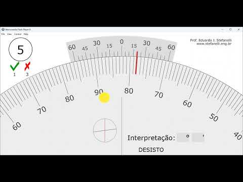 Metrologia - Aula 12 - Leitura de Instrumentos de medição - Goniômetro em Ângulo e Minuto