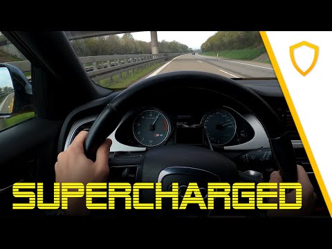 Audi S4 B8 Avant (2010) - Top Speed on German Autobahn - GPS - POV