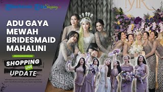 ADU Gaya Bridesmaid Mahalini, Tampil Anggun dan Elegan, Tenteng Tas Mewah Dior Harga Ratusan Juta