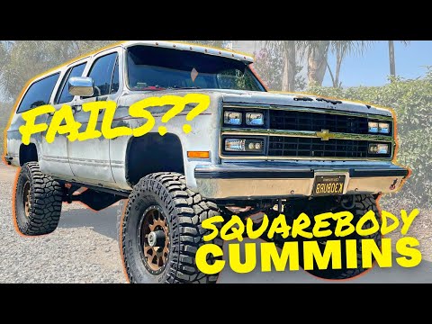 Everything WRONG with my Cummins powered Squarebody Suburban!