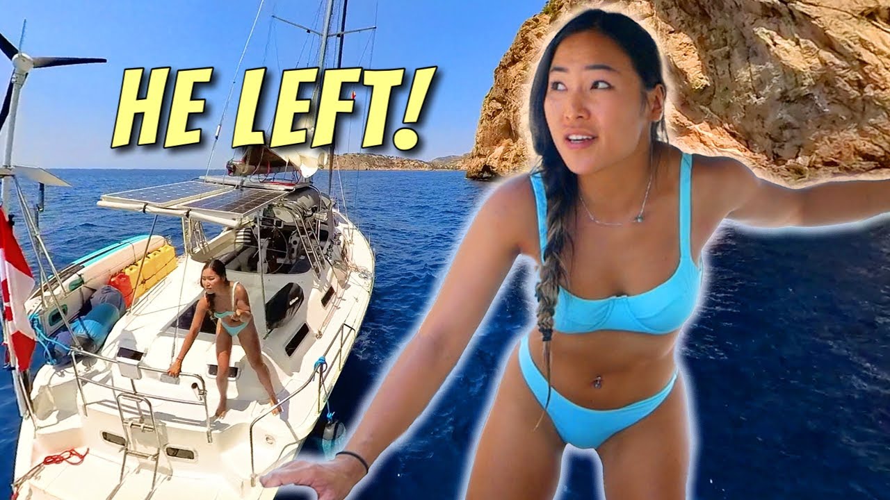 ALONE ONBOARD in MALLORCA - Ep 149