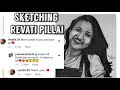 DRAWING Revathi Pillai PRAVEENARTWORK