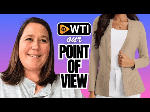 Women's Casual Open Front Sweater Long Sleeve Rib Knit Draped Cardigan Camel Heather X-Large - WTI product video review