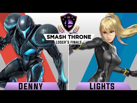 Lights (Zero Suit Samus) VS Denny (Dark Samus) Loser's Finals | Smash Throne Singles Tournament #15
