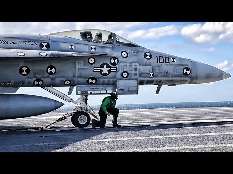 USS Gerald R. Ford Flight Ops • Newest USN Aircraft Carrier