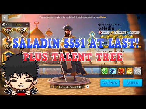 Got My Saladin To 5551 At Last! Thought Process When I Do Commander Talent Tree! VERY LONG VID!