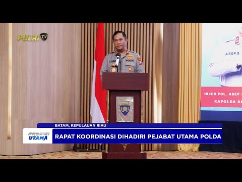 POLDA KEPRI GELAR RAKOR BHABINKAMTIBMAS PERKUAT KAMTIBMAS DAN KETAHANAN PANGAN