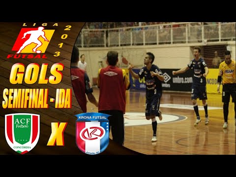 SEMIFINAL | Gols Concórdia X Krona | Jogo de Ida | Liga Futsal 2013 (14/10/2013)