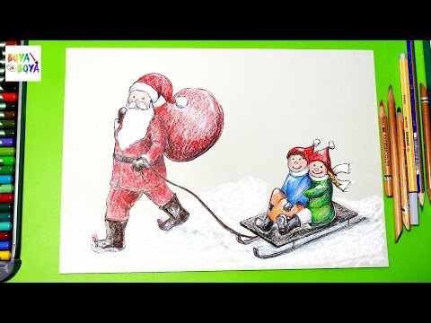 Noel Baba | Nasıl Çizilir | Boya Boya Video
