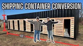 Installing Cedar Pickets on 40-Foot Shipping Container | Step 8 of Ultimate Chicken Coop Build