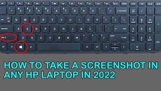 How to take screenshot in HP laptop