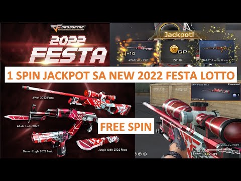 1 SPIN JACKPOT SA NEW 2022 FESTA LOTTO CROSSFIRE PH