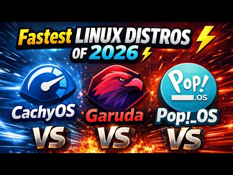 Top 3 High-Performance Linux Distros in 2026 🚀 | CachyOS vs Garuda vs Pop!_OS