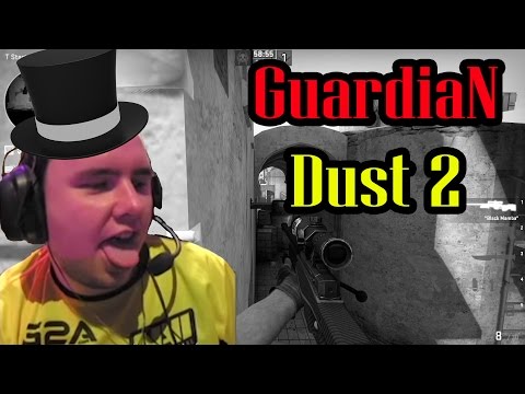 What's it like to play against NaVi GuardiaN on Dust 2?