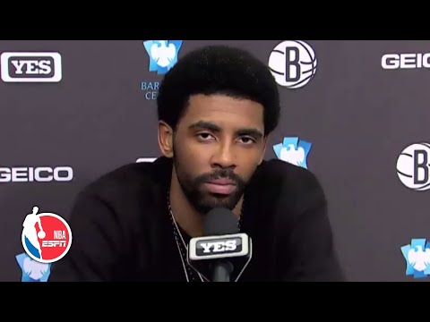 厄文談擁抱前塞爾提克隊友：「很大的驚喜，對吧？」| NBA on ESPN (Kyrie Irving on hugging former Celtics teammates: 'Big surprise, huh?' | NBA on ESPN)