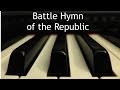 Battle Hymn of the Republic - piano instrumental ...