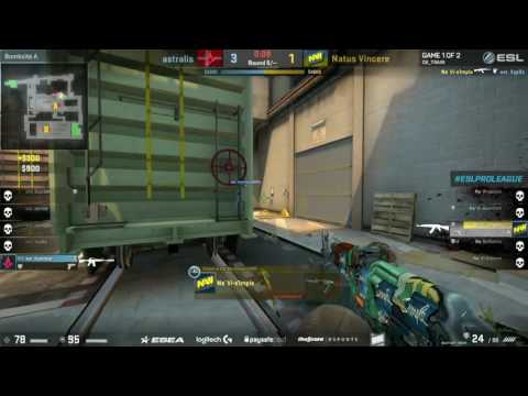 S1mple 1v2 clutch vs Astralis