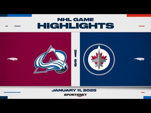 NHL Highlights | Avalanche vs. Jets - January 11, 2025