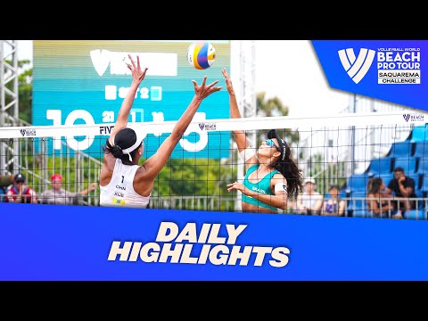 Daily Highlights Women's - Day 2 | Highlights Saquarema 2023 #BeachProTour