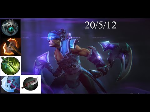 Anti Mage 12 min Battle fury | Safelane carry patch 7.30e |