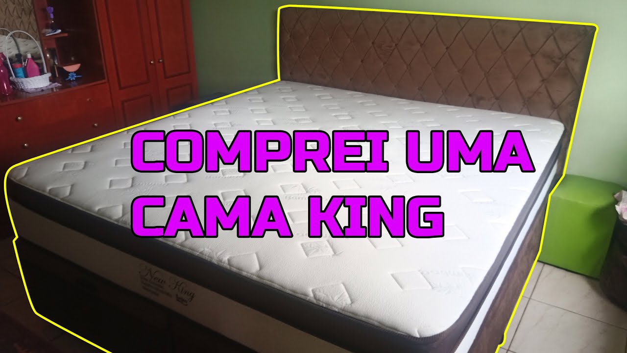 Comprei minha cama KING [ELA É ENORME!!]