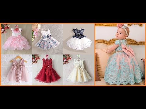 Party Wear Frocks Design for Baby Girl=Kids Party Dresses Cloth Ideas